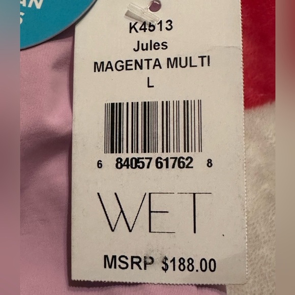 NWT WET  Swimwear JULES One Piece Swimsuit UPF
50+ in Magenta Multi - Picture 11 of 13